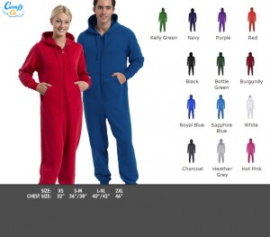 CC001 All-in-one - £29.99. Unisex Fit. Zip through front. Baggy fit for maximum comfort. 80% Cotton, 20% Polyester. 280gsm.